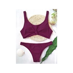 Zaful Two Piece Knot Bikini